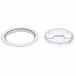 SEACHOICE 39401 TWIST DECK PLATE-6 -WHT W/CLR
