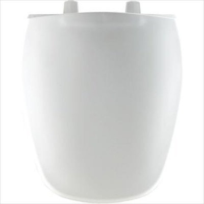 Bemis B1240200000 Bemia|# Round Closed Front Plastic Toilet Seat with Cover, White,