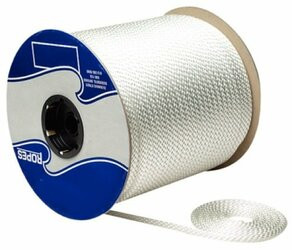 SEACHOICE 42910 SLD BRD NYLN-WHITE-3/16 X 1000