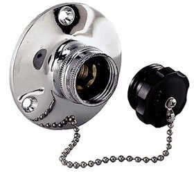 PERKO 0504DP099A SPARE CAP W/CHAIN FOR 504DPCH