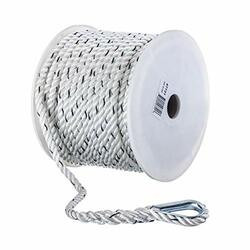 SEACHOICE 47721 ANCH LINE W/TRACER-3/8 X 150