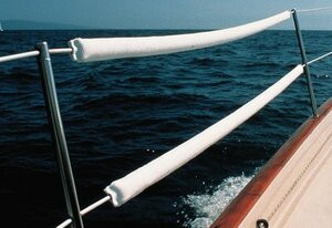 TAYLOR LC15060 LIFELINE CUSHIONS 6FT WHT 2/BG