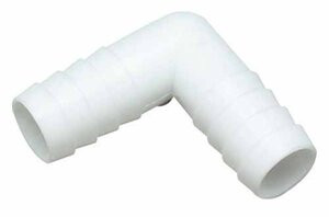 SEACHOICE 18221 90 DEG ELBOW-WHT-1 1/8  I.D.