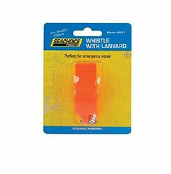 SEACHOICE 46011 WHISTLE-ORANGE PLASTIC