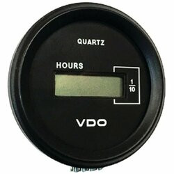 VDO 5015271 HOURMETER BLK/BLK