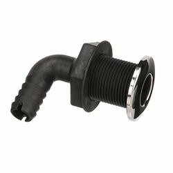 SEACHOICE 5018541 THRU HULL W/SS COVER-3/4 90DG