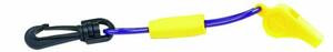 SEACHOICE 11727 WHISTLE W/LANYARD-PURP/YELW