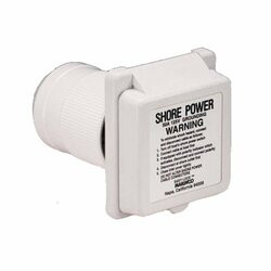 AFI/MARINCO/GUEST/NICRO/BEP 6351ELB 50A 125V INLET W/REAR SAFETY