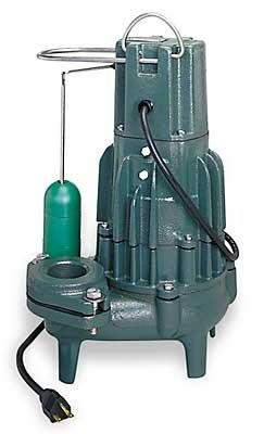 ZOELLER Z2930003 ZOE High Head Waste-Mate D293 230V 1HP 2in. Discharge Auto Submersible Sewage Pump