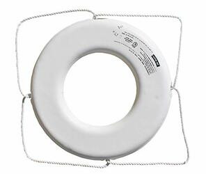CAL JUNE BOUYS GWX20 20  WHITE RING BUOY W/O STRAP