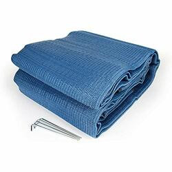 CAMCO RV 42821 AWNING LEISURE MAT 9X12 BLUE
