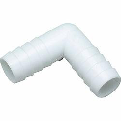SEACHOICE 18211 90 DEG ELBOW-WHT-3/4  I.D.HOS