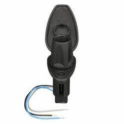 ATTWOOD MARINE 910T3PB7 LIGHT BASE-TEARDROP BLK 3-PIN