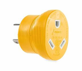 CAMCO RV 55333 30AMP GEN.ADT.CLAM.W/O CORD