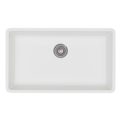 BLANCO 440150 32X19 1B SUPER SINK *BLAPRE WHIT Blanco BlancoPrecis Super Single Bowl in White # 