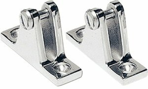 TAYLOR 1204 DECK HINGE CHR. 1PR/CD