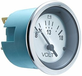 SIERRA 63478P STERLING VOLTMETER 8V-18 VDC