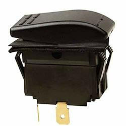 SEACHOICE 10881 ROCK SWITCH MOM-OFF SPST BLK