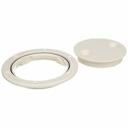 SEACHOICE 39251 TWIST DECK PLATE-4 -WHITE