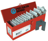 PRECISION BRAND 605-42910 SIZE B 3X3 ASSORTED SLOTTED SHIMS