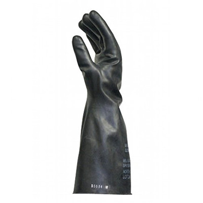 NORTH SAFETY 068-B074GI/M (100PR/CASE) BUTYL GLOVES SMOOTH CURVED HAND
