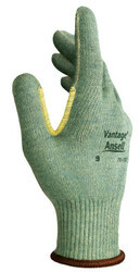 ANSELL 012-70-765-8 Vantage Heavy Cut Protection Gloves, Size 8, Mint, Leather