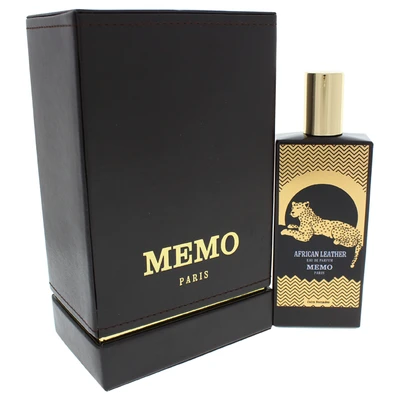 Memo Paris U-4963 African leather by for unisex - 2.53 Ounce edp spray, 2.53 Ounce