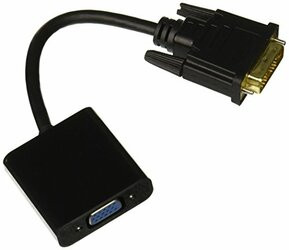 ADD-ON DVIDS2VGAA ADDON 20.00CM (8.00IN) DVI-D SINGLE LINK (18+1 PIN) MALE TO VGA FEMALE BLACK ACT