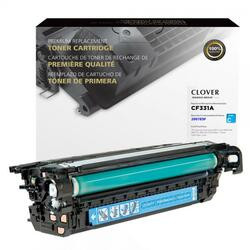 Clover Imaging 200785P HP LaserJet Enterprise 600 Color M651DN, M651N, M651XH (HP 654A) - Toner Cartridge, Cyan