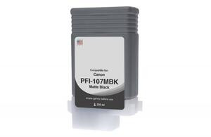 WF WCPFI107MB Canon imagePROGRAF 670, 680, 685, 770, 780, 785 (PFI-107) - Wide Format Inkjet Cartridge, Matte Black