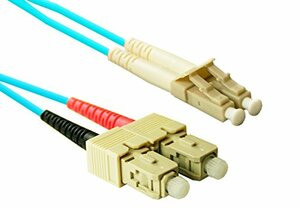 ENET SOLUTIONS, INC. SCLC-10G-15M-ENC ENET 15M SC/LC DUPLEX MULTIMODE 50/125 10GB OM3 OR BETTER AQUA FIBER PATCH CABLE