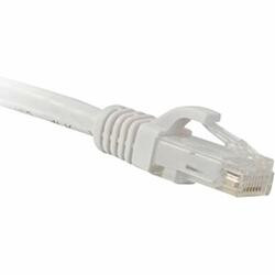 ENET SOLUTIONS, INC. C6-WH-6IN-ENC ENET CAT6 WHITE 6 INCH PATCH CABLE WITH SNAGLESS MOLDED BOOT (UTP) HIGH-QUALITY