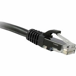 ENET SOLUTIONS, INC. C5E-BK-20-ENC ENET CAT5E BLACK 20 FOOT PATCH CABLE WITH SNAGLESS MOLDED BOOT (UTP) HIGH-QUALIT