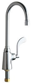 Chicago Faucets C350317VPAXKABCP chicago single supply sink faucet