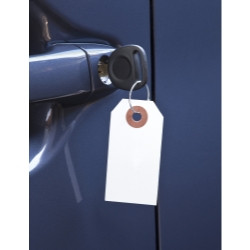Petoskey Plastics PETFB-P9833-13 Petoskey Paper Key Tag With Metal Ring - 1000 Per Box