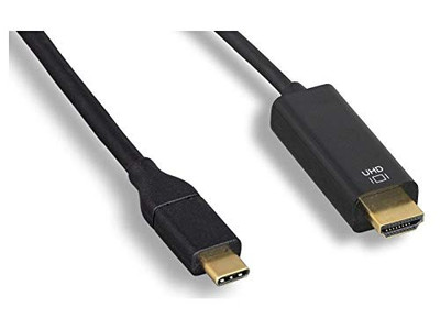 AXIOM USBCMHDMIMK10-AX AXIOM USB-C MALE TO HDMI MALE ADAPTER CABLE - BLACK - 10FT