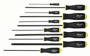 BONDHUS 116-10737 BSX-11L BALLDRIVER HEX TOOL SET 5/64-3/