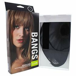 Modern Fringe Clip In Bang - R2 Black