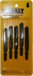 DEWALT/BLACK & DECKER DW3768-5 BLADE JIGSAW CARBIDE GRIT 3 14T BLADES