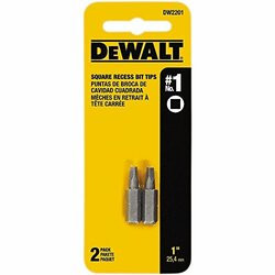 DEWALT/BLACK & DECKER DW2201 BIT #1 SQUARE RECESS BIT TIP (=71-363)