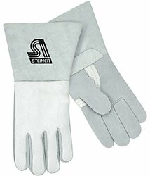 STEINER INDUSTRIES SB7502-L PREM GRAIN ELKSKIN BACK WELDING GLOVES