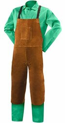 STEINER INDUSTRIES SB92171 BROWN LEATHER SPLIT LEG APRON24x42