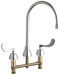 Chicago Faucets C786GR8E35V317XKAB  Concealed Hot and Cold Water Sink Faucet