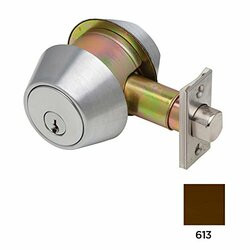 DEXTER COMMERCIAL HARDWARE DB2000-DCT-613-KDC G2 DBL CYL DEADBOLTXADJ BSXC 6-PINXKD