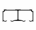 PEMKO HBP200A/6 6  AL BYPASS TRACK X HDWE PKS