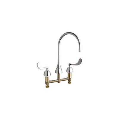 Chicago Faucets C201AGN8AE35317AB  Commercial Grade High Arch Kitchen Faucet wit, Chrome