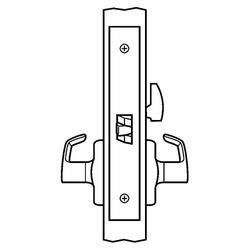 CORBIN RUSSWIN ML2060-NSA-626 PRIVACY MORTISE LOCK