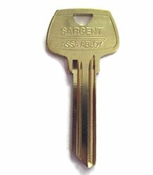 SARGENT 6270-LD 6-PIN COMPOSITE SECTION KEYBLANK