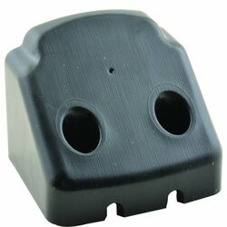 DETEX CORPORATION 101822 BLACK PLASTIC END CAP - V40