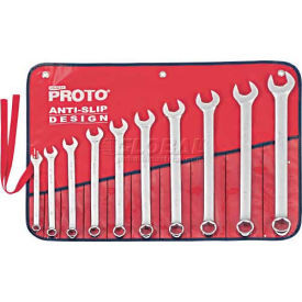 Proto J1200GHASD 10 Piece Satin Combination ASD Wrench Set - 6 Point